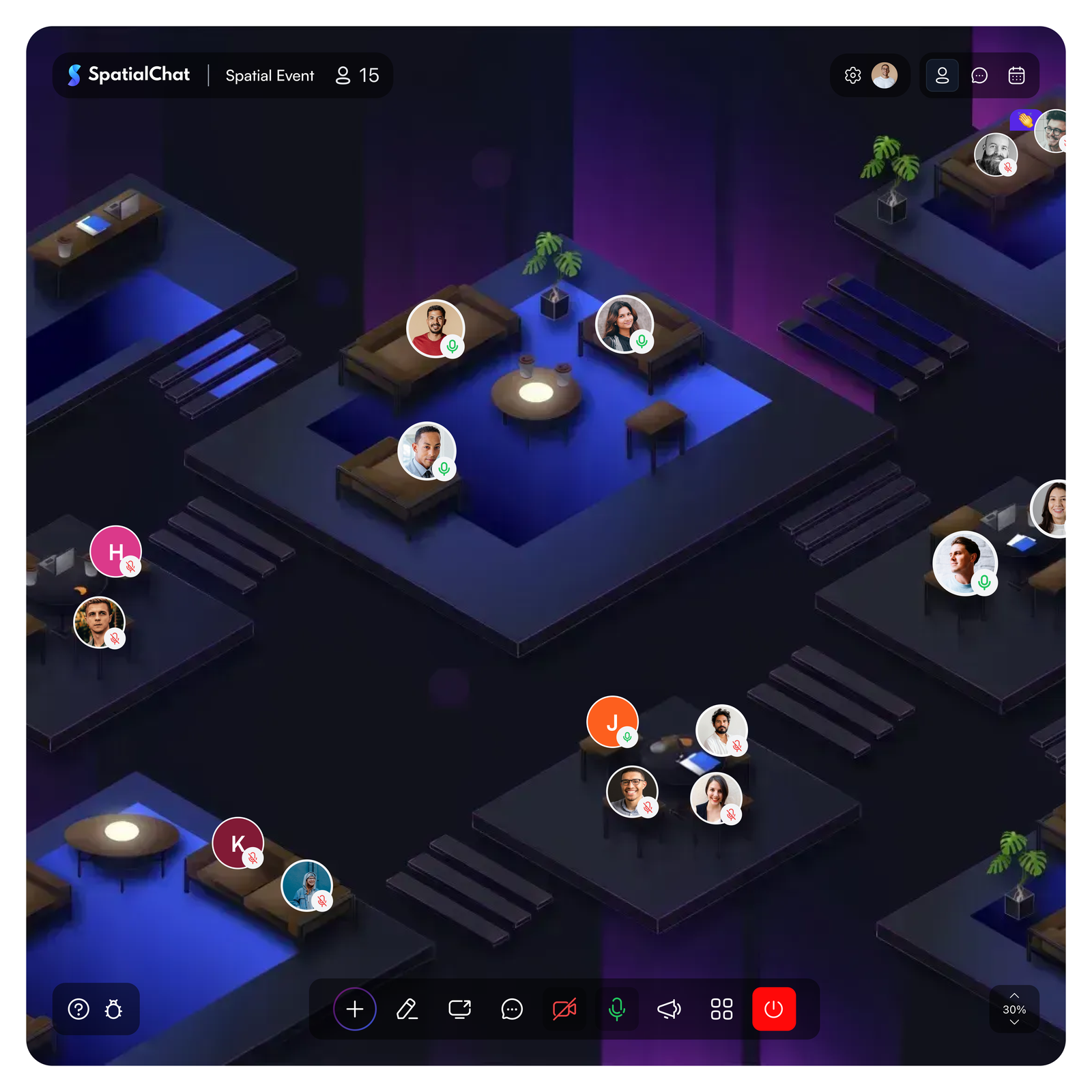 YEG / CLIP Facilitates High-Density Interaction Across 150-Participant Virtual Event