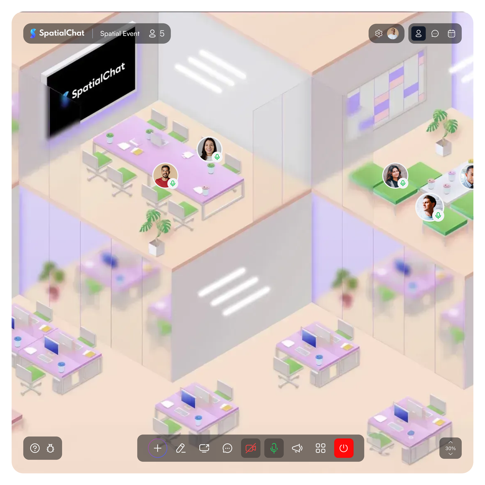 How Z-FLAG Maintains High Interaction Density in Ongoing Remote Collaboration Using SpatialChat