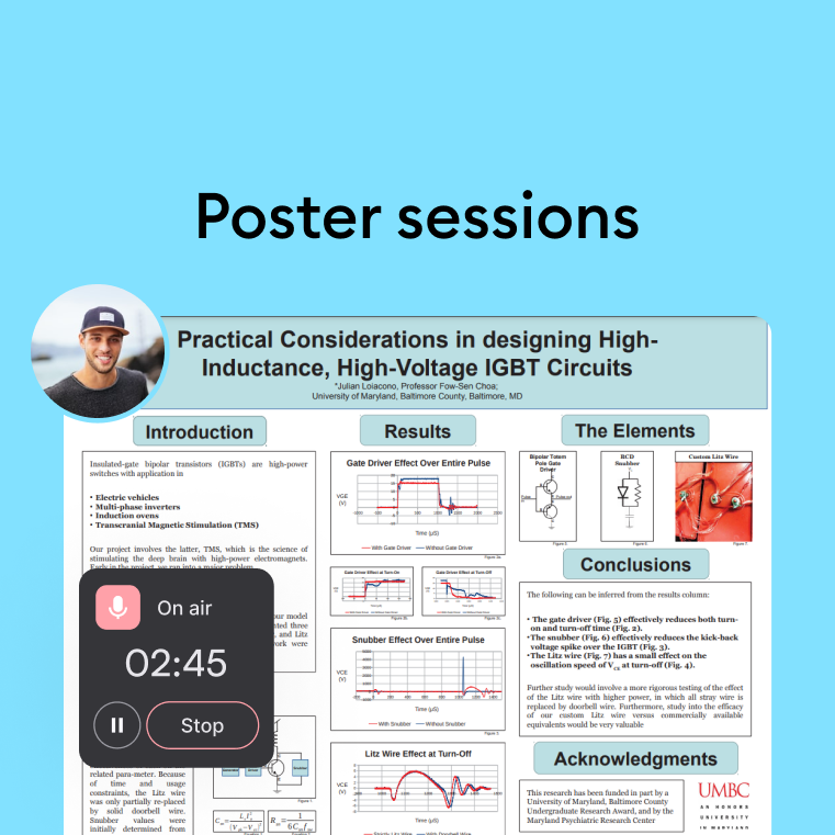 Poster sessions