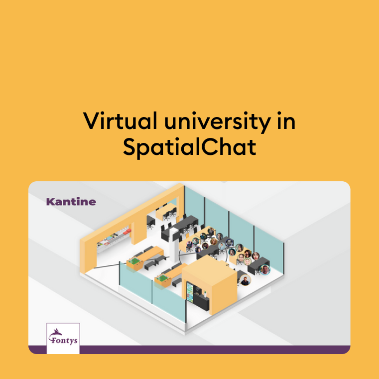 Virtual university in SpatialChat